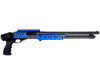 Presma Aftermarket Combo Set for Remington 870 12 gauge, saddle mount and forend, aluminum construction, dark blue color, MRMK1-DBL.