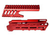 Presma Aftermarket Combo Set for for Remington 870 12 gauge, Saddle Mount & Forend, Aluminum, Red, lightweight tactical accessories