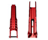 Presma Aftermarket Combo Set for Remington 870 12 gauge, Saddle Mount & Forend, Aluminum, Red - Front and side view showing the tactical red color and ergonomic design of the firearm accessories.