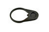Presma AR Standard Receiver End Plate - Steel, black metal end plate with loop design for firearm assembly.
