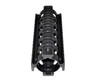 Presma AR-15 6.7-inch Carbine 2-piece Drop-In Handguard with Round End Cap, black, lightweight construction and ventilated design for enhanced grip and cooling.
