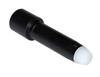 Presma AR-15 AR9 Extended Length Buffer, 4-Inch Length, 8 oz, Dacromat, cylindrical black firearm buffer with white tip.