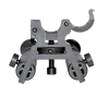 Presma BP04 Barrel Clamp Bipod, lightweight aluminum design with adjustable 7" to 8.25" length, fits 0.45" to 0.750" barrels, foldable for easy transport.
