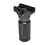 Presma Fixed All-Aluminum Stubby Picatinny Foregrip, 4.1" Black, ergonomic firearm accessory with a sturdy aluminum construction and quick-attach Picatinny rail mount.