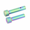 Guntec USA TDP-SET-G2-M-RPVD Extended Takedown Pin Set (Gen 2) (Matte Rainbow PVD Coated) 