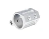 Presma Low Profile Gas Block, 0.750" Stainless Steel (GB09-SS), close-up view of the firearm component with a cylindrical shape and mounting holes.