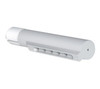 Presma Mil-Spec 6 Position Buffer Tube, Silver, cylindrical metal firearm buffer tube with six adjustment slots and a knurled end cap for firearm assembly.