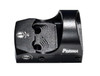 Presma Mini Reflex Red Dot 4 MOA Dot, 8 Brightness Settings, image of a black tactical red dot sight with adjustment knobs, designed for firearms targeting.
