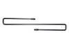 Presma Safe Shelf Handgun Hangers - Set of 4, black metal hooks with open ends for secure firearm storage