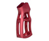 Presma Skeletonized Rear Pistol Grip, Dark Red, product image showing a lightweight, skeletonized design pistol grip with cutouts for reduced weight and improved handling.