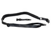 Presma Tactical 2 Point Sling with 2 Quick Detach Hooks, Black Paracord, showing a durable black strap with quick detach hooks and a black paracord section for firearm stabilization