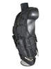 Presma Tactical Multi Function Vest, Black, displayed on a mannequin showcasing its multiple pouches and adjustable straps for tactical use.