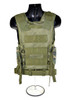 Presma Tactical Multi Function Vest, digital green camouflage tactical vest displayed on a mannequin.