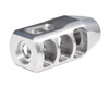Presma Tanker Style 5/8x32 Muzzle Brake for for 9mm or .358, Stainless Steel [MZ-18-04-SS]