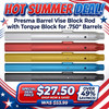 Presma AV2-G2- Presma AV2-G2 Barrel Vise Block Rod with Torque Block for .750" Barrels - AR-15 ( 5 COLORS ) AV2-G2