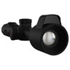 ATN Tiwst6635LRF Thermal Scope with Laser Rangefinder & Ballistic Calculator, long-range hunting device with a large objective lens and digital controls for precision targeting in hunting.