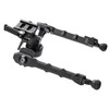 Accu-Tac FCASQD-G205 F-Class Bipod with Arca Spec and Adjustable Height for Precision Shooting, showcasing its sturdy design and leg positions.