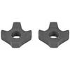 Accu-Tac LRSC-0001 Claw Foot Attachment for Bipods, two black aluminum claw foot attachments designed for soft surfaces and flat terrain.