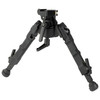 Accu-Tac PCB-0400 Tactical Bipod, adjustable 6061 T6 aluminum leg positions for precision shooting.