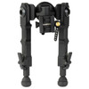 Accu-Tac PCB-0400 Tactical Bipod, adjustable 6061 T6 aluminum leg bipod with precision shooting feature and black finish.