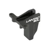 LanTac USA LLC SOL 01-UP-SOL01 - Patent Pending Sight On Laser (SOL) for Eotech OGL, black mount with white logo, designed for optimal rail space to accommodate backup sights and laser modules.