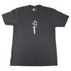 Magpul Industries Hula Girl Athletic Fit Tee - Iconic 60% Cotton/40% Polyester Crew Neck Shirt, Durable Double-Needle Stitching, Made in USA, featuring a graphic of a hula girl holding a rifle on a dark grey fabric.