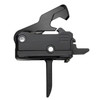 Rise Armament T017F-PCC-BLK - High-Performance Black PCC Firearm for Precision Shooting, close-up view of a black firearm trigger and internal components.
