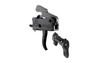 RISE Armament RAVE 140 Trigger - Gen 2 Flat Trigger with Ambidextrous Safety Selector for AR-15, AR-10, AR9 - T017F-6423-BLK