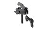 Rise Armament RISE Armament Rave 140 Trigger & Ambidextrous Safety Selector - T017-6423-BLK for AR-15, AR-10, AR9, firearm trigger and safety components with black finish and ergonomic design.