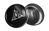 Rise Armament RA-OSK-015 Essential AR-15 Spare Parts Kit with Magnetic Storage - Complete OS Kit, black circular case with Rise Armament logo open to reveal various small gun parts and tools inside.