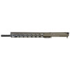 Rise Armament RA-22ARC-CU-BRN-18 AR-15 Upper Receiver - 18" Stainless Steel Barrel, M-LOK Handguard, Patriot Brown Cerakote, shown in a close-up image.