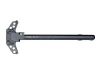 Presma CH03 Ambidextrous Charging Handle for .223/5.56/9mm, durable black design with non-slip edges and gas diversion, shown in a close-up on a white background.