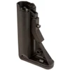 JE Machine Tech Davidson Defense SOPMOD Style Collapsible Stock Kit - AR10/AR15 Mil-Spec Adjustable Stock with Buffer Tube Kit, black collapsible AR stock with an adjustable cheek rest.