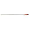 Birchwood Casey BC-41441 Premium Carbon Cleaning Rods .270-.50 30", a long metal cleaning rod with a red handle for firearm maintenance and precision shooting accessories.
