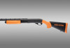 Hogue 08742 Remington 870 12 Gauge Less Lethal Orange OverMolded Shotgun Stock w/forend