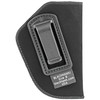 BLACKHAWK 73IP08BK Inside Pant Holster for Right Hand, black concealed carry holster designed for 2-inch small frame revolvers and .380 caliber pistols, featuring a comfortable inside waistband fit for everyday concealed carry.