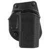 Fobus GL43RND, a black polymer holster for firearm concealment with a compact and ergonomic design.