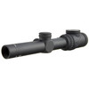 Trijicon AccuPoint 1-6x24 CIR XHR GR Riflescope, black magnified scope with multiple adjustment knobs, designed for precision shooting, waterproof, and battery-free illumination.