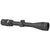 Trijicon ACCUPOINT 3-9X40 DPLX GRN D rifle scope, black outdoor scope with adjustable magnification and illuminated green duplex reticle.