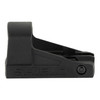 Shield Sights SMSC-8MOA-POLY Mini Red Dot Sight, a durable black polymer sight with night vision compatibility and 8 MOA red dot reticle for precision shooting.