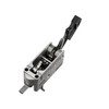 TriggerTech TRIGRTECH AR15 2STG DUTY CURVE 3.5LB, tactical trigger mechanism with a black trigger and silver metal housing for AR-15 rifles.
