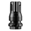 Dead Air Armament DEAD AIR KEYMICRO 5/8X24 9MM, a black firearm muzzle device or flash suppressor with a cylindrical shape, designed for 9mm caliber firearms.