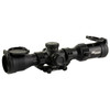 Sig Sauer SIG TANGO MSR 2-12X44 34MM FFP MRAD riflescope, black scope with adjustable turrets, lens covers, and mounting ring, designed for precision shooting.