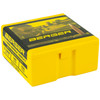 Berger Bullets BERGER .264 140G TRG BTLR 100CT, yellow plastic storage box with black and yellow label, containing rifle ammunition projectiles.