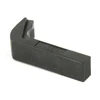GLOCK OEM EXT MG CATCH ALL 9/40/357, close-up of a black firearm magazine extension catch for GLOCK pistols.