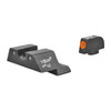 Trijicon HD XR NS for Glock 9/40, orange front sight with black base, tactical firearm sight accessories.