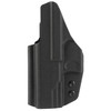 1791 Gunleather 1791 KYDEX IWB WALTHER PDP BLK RH, black Kydex inside the waistband holster for Walther PDP, right-hand carry