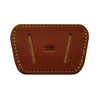 PS Products PS PROD BELT SLD HLSTR TAN MED/LG, genuine leather belt for tools or accessories with stitched edges and a tan color.