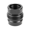 Product Dead Air Armament DEAD AIR XENO XERO 11/16X24 .45CAL, a black rifle muzzle device with threading and precision machining.