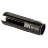 Surefire SUREFIRE 3 PRONG FH 7.62MM 5/8X24, black firearm accessory with three-prong flash hider design.
